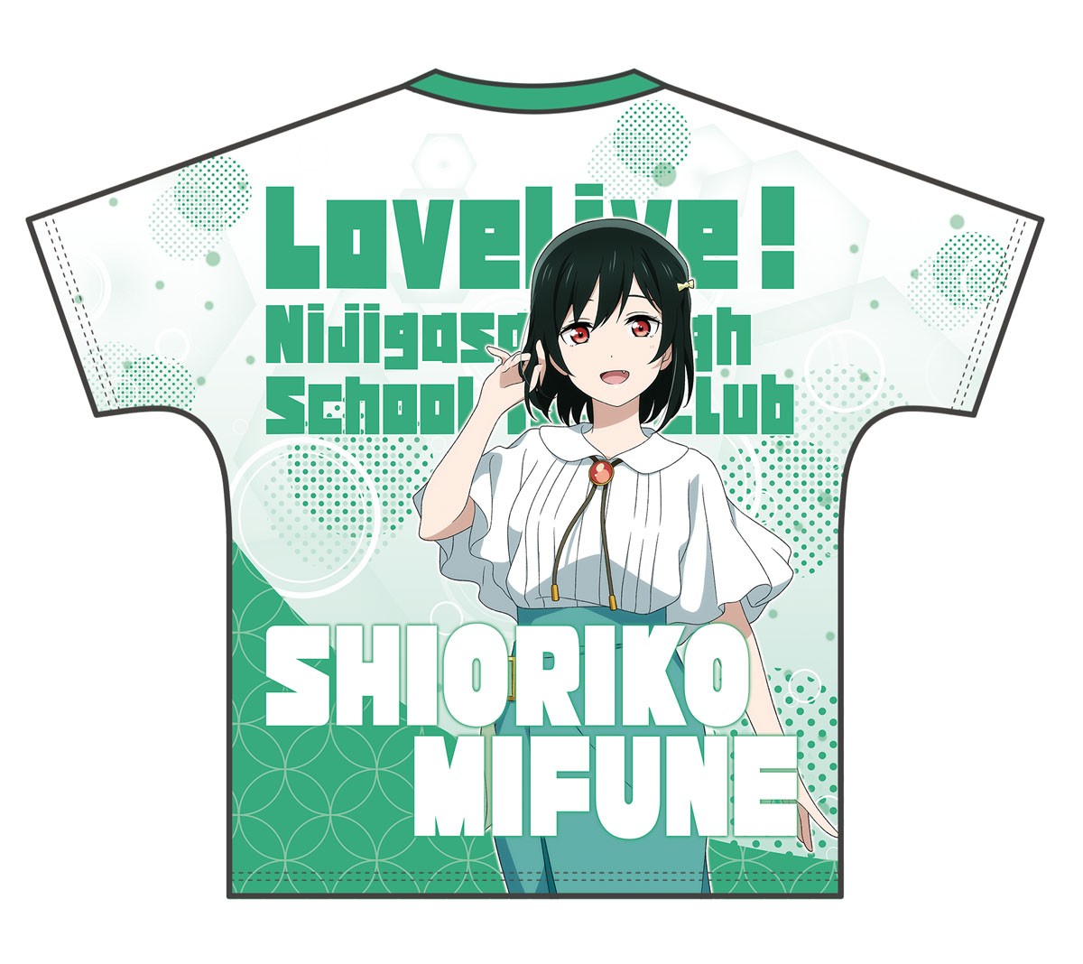 Love Live! Nijigasaki High School School Idol Club Full Graphic T-Shirt Summer Uniform Shioriko Mifune (Anime Toy) Item picture2