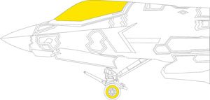 Masking Sheet for F-35B TFace (for Italeri) (Plastic model)