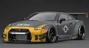 LB-WORKS Nissan GT-R R35 type 2 Matte Green (Diecast Car)