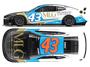 `エリック・ジョーンズ` #43 THE MORGAN LOW GROUP シボレー カマロ NASCAR 2022 (ミニカー)