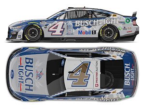 `ケビン・ハービック` #4 ブッシュライト レトロ フォード マスタング NASCAR 2022 ネクストジェネレーション (ミニカー)