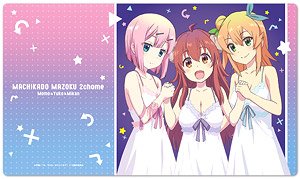 The Demon Girl Next Door 2-Chome Character Rubber Mat [Yuko & Momo & Mikan] (Anime Toy)