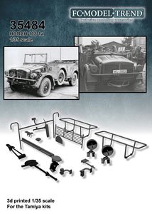 Horch Typ 108A, Details (Plastic model)