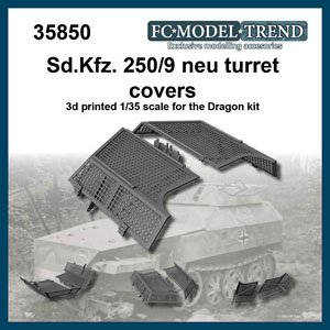Sd.Kfz. 250/9 Turret Hatches (for Dragon) (Plastic model)