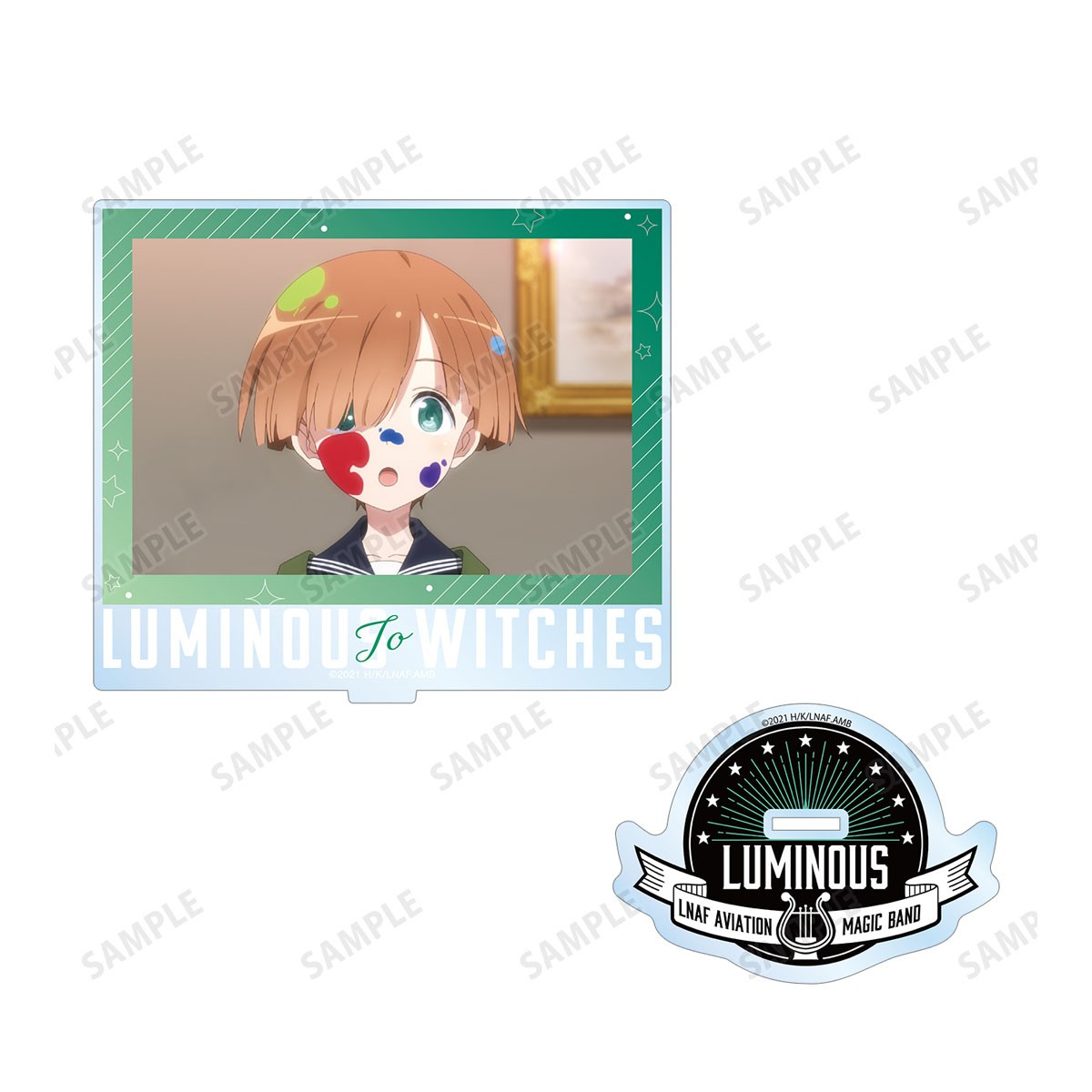 TV Animation [Luminous Witches] Joanna Elizabeth Stafford Scene Picture Big Acrylic Stand (Anime Toy) Item picture2