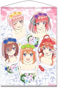 The Quintessential Quintuplets Movie B1 Tapestry C Ichika & Nino & Miku & Yotsuba & Itsuki Wedding (Anime Toy)