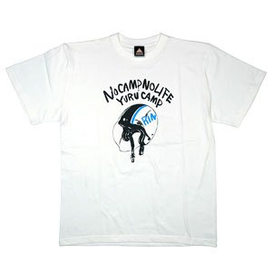 Laid-Back Camp Helmet T-Shirt Rin M (Anime Toy)