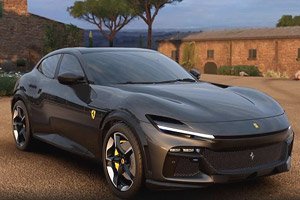 Ferrari Purosangue Grey Silverstone Metal (ケース付) (ミニカー)
