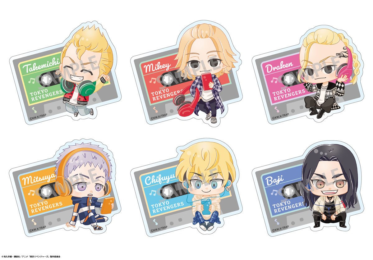 東京リベンジャーズ アクリルクリップ 花垣武道 (私服) ENJOY MUSIC (キャラクターグッズ) その他の画像1