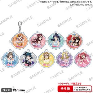 Love Live! School Idol Festival Trading Acrylic Key Ring Aqours Princess (Set of 9) (Anime Toy)