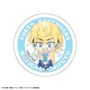 東京リベンジャーズ 缶バッジ 松野千冬(私服) ENJOY MUSIC (キャラクターグッズ)