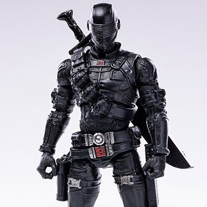 G.I.Joe 1/18 Action Figure Snake Eyes (Completed)
