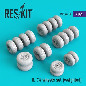 IL-76 Wheels Set (Weighted) (Plastic model)