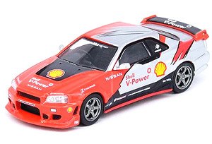 Nissan スカイライン R34 GTT Drift Car `SHELL` Jason Mok/Pluto Mok Hong Kong ToyCar Salon 2022イベント限定 (ミニカー)