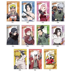 [Naruto: Shippuden] Satin Sticker 01 Vol.1 (Set of 11) (Anime Toy)