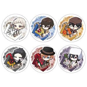 トレーディング缶バッジ 文豪ストレイドッグス フラワーボックス (6個セット) (キャラクターグッズ)