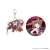 Acrylic Key Ring & Can Badge Set [Nekopara] 01 Chocola Devil Ver. (Especially Illustrated) (Anime Toy) Item picture1