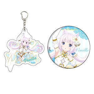 Acrylic Key Ring & Can Badge Set [Nekopara] 02 Vanilla Angel Ver. (Especially Illustrated) (Anime Toy)