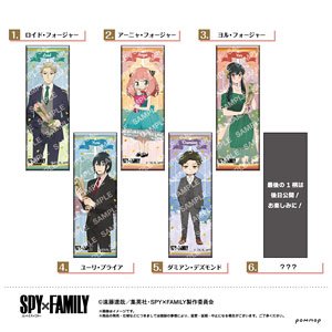 SPY×FAMILY 箔押しロング缶バッジコレクション (6個セット) (キャラクターグッズ)