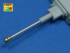 German.75mm Barrel for KwK40L/43 with Single Baffle Muzzle Brake for Pz.Kpfw. VI, Ausf. F2-Early G (Plastic model)