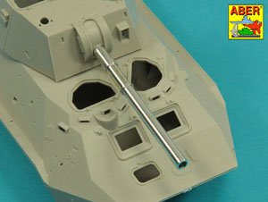 120mm 2A60 Barrel for Russian 2S23 Nona (Plastic model)