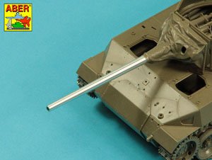 76mm M1A1 Barrel for M18 Helcat U.S. Tank Destroyer (Tamiya) (Plastic model)