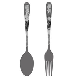 Lycoris Recoil Cafe LycoReco Spoon & Fork Set (Anime Toy)
