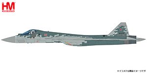 Su-57 Stealth Fighter Red 52, Russian Air Force, 2022 (with 4 x KH-59MK2 Missiles) (Pre-built Aircraft)