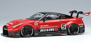 LB-Silhouette Works GT 35GT-RR GT Wing ver. Red / Black (Diecast Car)