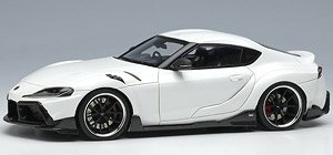 Tom`s GR Supra Tourer 2022 White Metallic (Diecast Car)