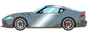Tom`s GR Supra Tourer 2022 Ice Gray Metallic (Diecast Car)