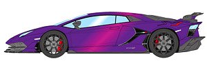 Lamborghini Aventador SVJ 2018 (Leirion Wheel) Blu Hal (Pleiades 2) (Diecast Car)