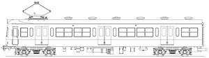 16番(HO) 西武 551系 後期 トータルキット 4両セット (行先表示幕・FS40・シールドビーム) (4両セット) (組み立てキット) (鉄道模型)
