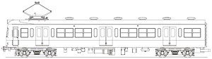 16番(HO) 西武 551系 中期 トータルキット 6両セット (前面サボ・TR14・TR11) (6両セット) (組み立てキット) (鉄道模型)