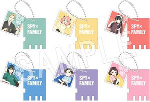 Spy x Family Trading Bath Key Style Key Ring (Set of 6) (Anime Toy)