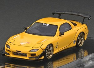 FEED RX-7 (FD3S) Yellow (ミニカー)