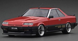 Nissan Skyline 2000 RS-X Turbo-C (R30) Red / Black (Diecast Car)