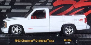 1993 シボレー C1500 SS454 カスタム ホワイト (ミニカー)