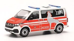 (HO) フォルクスワーゲン T 6.1 バス `ヴォルフスブルク消防署` (鉄道模型)