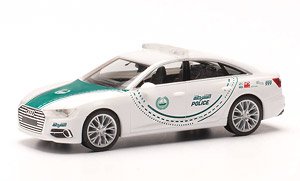 (HO) アウディ A6 リムジン `ドバイ警察` (鉄道模型)