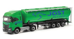 (HO) イベコ S-Way LNG バルクセミトレーラー `Jost Group` (鉄道模型)