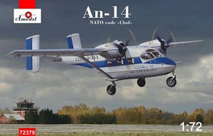 アントノフ An-14 `クロッド`輸送機 「アエロフロート (青塗装)」 (プラモデル)