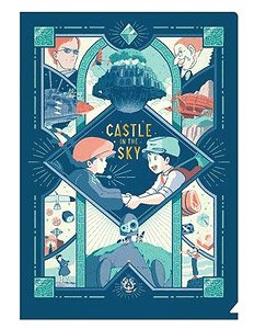 Laputa: Castle in the Sky Clear File Retro Frame (Anime Toy)