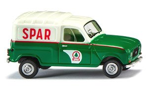 (HO) ルノー R4 ボックスバン 「Spar」 (鉄道模型)
