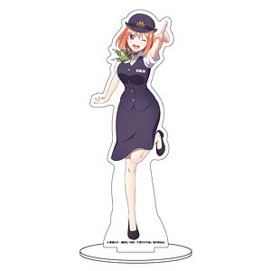Chara Acrylic Figure [The Quintessential Quintuplets Movie] 04 Yotsuba Nakano Station Attendant Ver. (Especially Illustrated) (Anime Toy)
