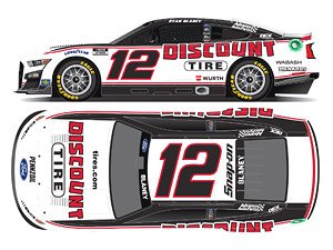 `ライアン・ブレイニー` #12 ディスカウントタイヤ フォード マスタング NASCAR 2022 ネクストジェネレーション (ミニカー)