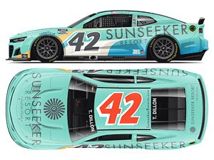 `タイ・ディロン` #42 サンシーカー・リゾート シボレー カマロ NASCAR 2022 ネクストジェネレーション (ミニカー)
