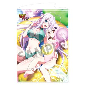 High School DxD Hero B2 Tapestry Rossweisse & Koneko Pool Play Girl Ver. (Anime Toy)