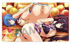 High School DxD Hero Rubber Mat Akeno & Xenovia Cheer Ver. (Anime Toy)