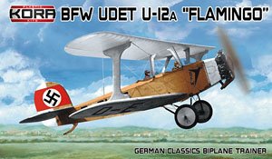 BFW Udet U-12A Flamingo German Trainer Biplane (Plastic model)